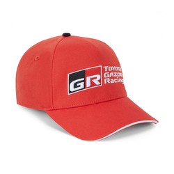 Gorra de béisbol Large Logo Toyota Gazoo Racing rojo