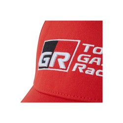 Gorra de béisbol Large Logo Toyota Gazoo Racing rojo