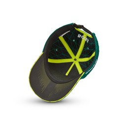 Gorra de béisbol infantil verde Stroll Aston Martin F1 2024