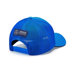 Gorra de hombre de béisbol George Russell Trucker blue Mercedes AMG F1