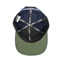 Gorra para hombre Flat Classic WRC 2024 azul marino