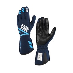 Guantes de carreras OMP ONE EVO FX azul marino (FIA)