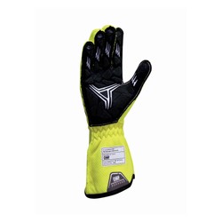 Guantes de carreras OMP ONE EVO X amarillo FIA)