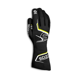 Guantes de carreras Sparco ARROW K MY20 negro-amarillo