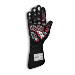 Guantes de carreras Sparco ARROW+ negro-blanco (FIA)