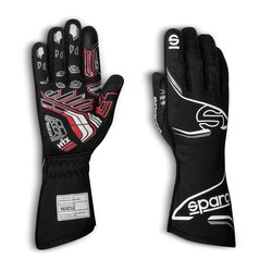 Guantes de carreras Sparco ARROW+ negro-blanco (FIA)