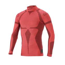 Jersey de cuello alto de carreras Alpinestars ZX EVO V2 rojo (homologación FIA)