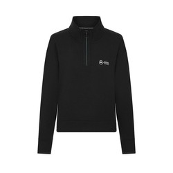 Mercedes AMG F1 2024 Sudadera holgada con cremallera de 1/4 para mujer