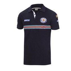 Polo de hombre Sparco Martini Stripe azul marino