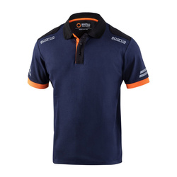 Polo de hombre Sparco TECH azul marino/naranja