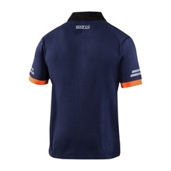 Polo de hombre Sparco TECH azul marino/naranja