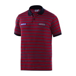 Polo de hombre Sportline Sparco Martini rojo