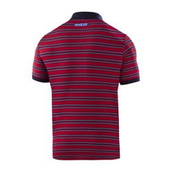 Polo de hombre Sportline Sparco Martini rojo