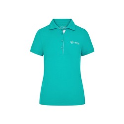 Polo de mujer Ultra Teal Mercedes AMG F1 2024