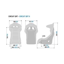 Silla de carreras Sparco CIRCUIT QRT MY20 (homologación FIA)