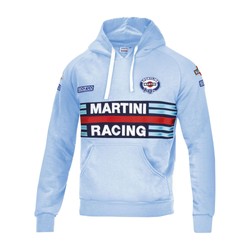 Sudadera Sparco Martini Racing azul celeste