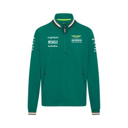 Sudadera Team con cremallera de 1/4 para hombre Aston Martin F1