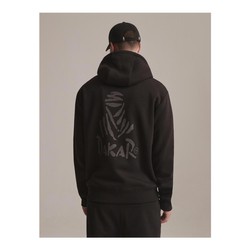 Sudadera con capucha Dakar DKR ZIP H23 negro