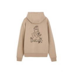 Sudadera con capucha Dakar DKR ZIP H24 beige