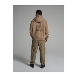 Sudadera con capucha Dakar DKR ZIP H24 beige