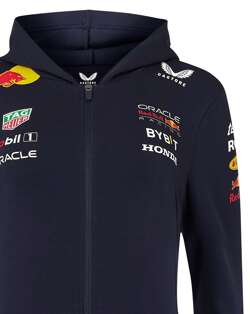 Sudadera con capucha Zip Team Red Bull Racing 2024 para mujer