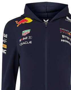 Sudadera con capucha Zip Team Red Bull Racing 2024 para mujer