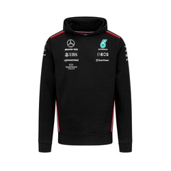 Sudadera con capucha para hombre Team Black Mercedes AMG F1 