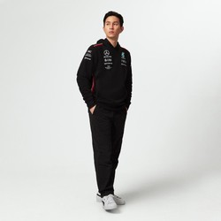 Sudadera con capucha para hombre Team Black Mercedes AMG F1 