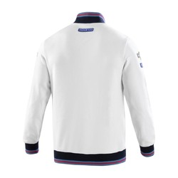 Sudadera con cremallera Sparco Martini blanco