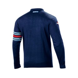 Sudadera de hombre Sparco Martini Crew azul marino