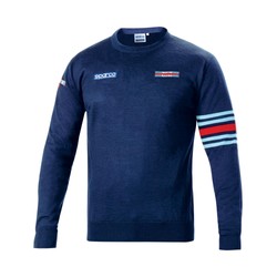 Sudadera de hombre Sparco Martini Crew azul marino