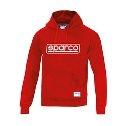 Sudadera de hombre con capucha Sparco FRAME rojo