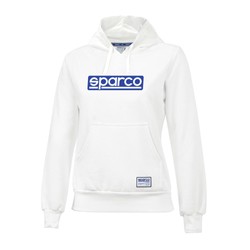 Sudadera de mujer con capucha Sparco ORIGINAL blanco