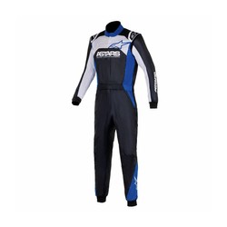 Traje de carreras Alpinestars ATOM Graphic negro-azul (FIA)