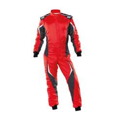 Traje de carreras OMP TECNICA EVO MY21 rojo (homologación FIA)