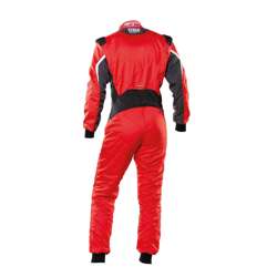 Traje de carreras OMP TECNICA EVO MY21 rojo (homologación FIA)