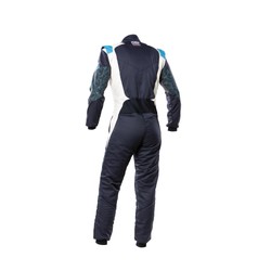 Traje de carreras OMP TECNICA HYBRID azul marino (FIA)