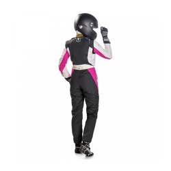 Traje de carreras Sparco COMPETITION LADY negro (homologación FIA)