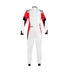 Traje de carreras Sparco Competition Lady MY22 blanco (FIA)