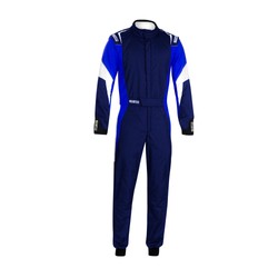 Traje de carreras Sparco Competition MY22 azul oscuro (FIA)