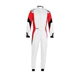 Traje de carreras Sparco Competition MY22 blanco (FIA)