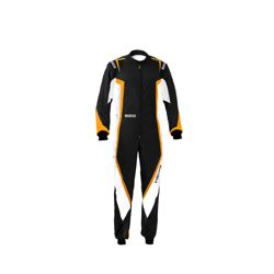 Traje de carreras Sparco KERB MY20 negro-naranja (CIK-FIA)