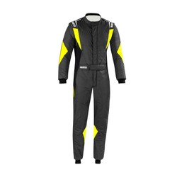 Traje de carreras Sparco SUPERLEGGERA gris-amarillo (FIA)