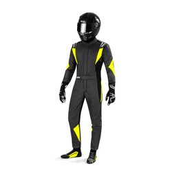 Traje de carreras Sparco SUPERLEGGERA gris-amarillo (FIA)