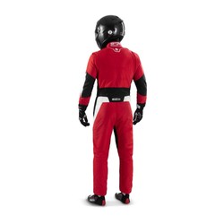 Traje de carreras Sparco SUPERLEGGERA rojo-negro (FIA)