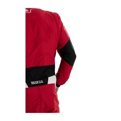 Traje de carreras Sparco SUPERLEGGERA rojo-negro (FIA)