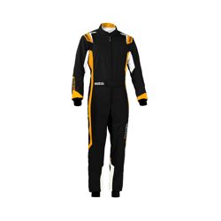 Traje de carreras Sparco THUNDER MY20 negro-naranja (CIK-FIA)