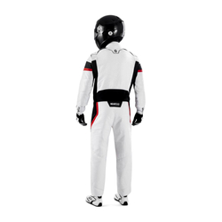 Traje de carreras Sparco Victory 360 blanco-negro (FIA)