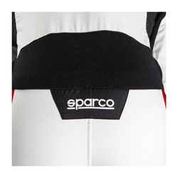 Traje de carreras Sparco Victory 360 blanco-negro (FIA)