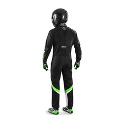 Traje de kart Sparco THUNDER MY22 negro-verde (CIK-FIA)